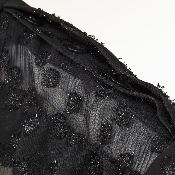Isabel Marant AW/16 Alba Black Fil Coupé Polka Dot Blouse - Picture 6 of 11